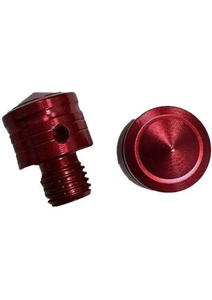 10 mm Kırmızı Vida Tapası - Ayna Delik Tıkacı Vidası