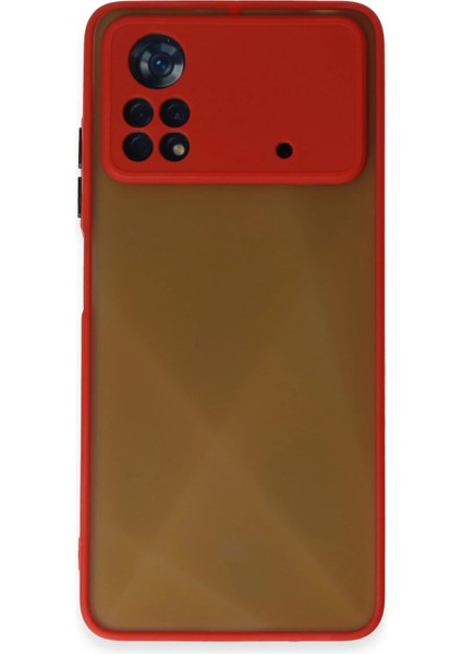 Xiaomi Poco X4 Pro 5g Kılıf Montreal Silikon Kapak - Kırmızı - NFND7659-8157