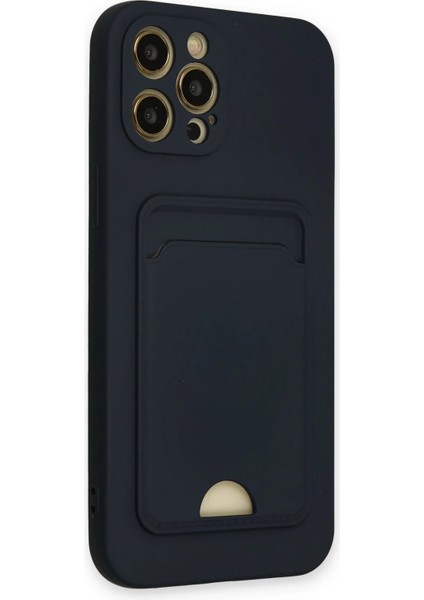iPhone 12 Pro Max Kılıf Kelvin Kartvizitli Silikon - Lacivert - NFND5857-1925 fiyatları