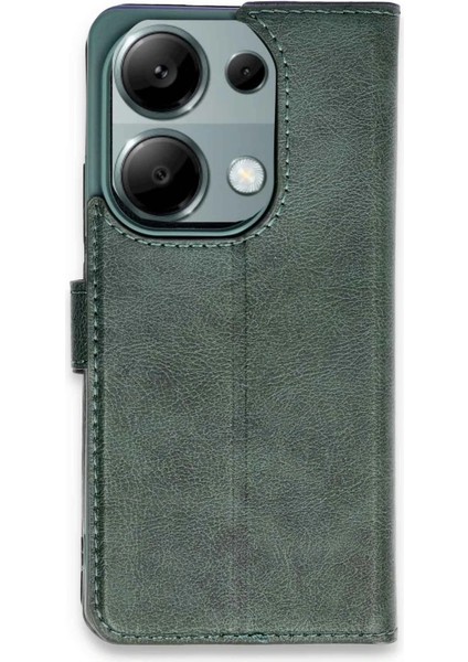 Xiaomi Redmi Note 13 Pro 4g Kılıf Trend S Plus Kapaklı Kılıf - Yeşil - NFND8494-2939