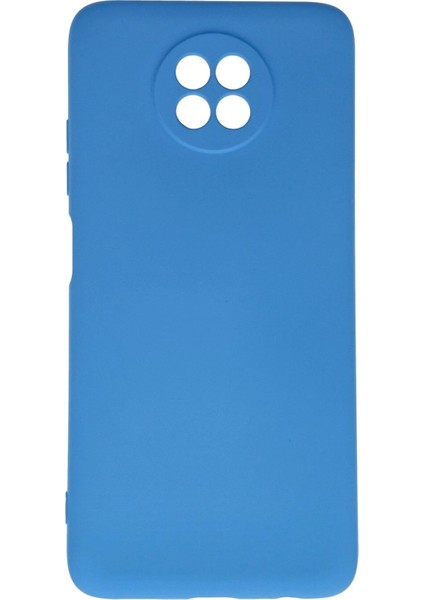 Xiaomi Redmi Note 9 5g Kılıf Nano Içi Kadife Silikon - Mavi - NFND5018-6204