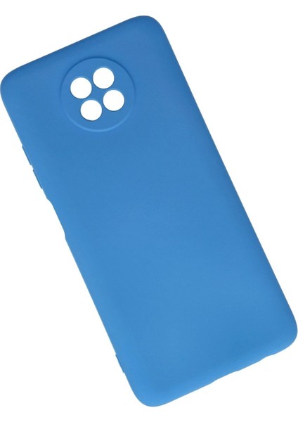 Xiaomi Redmi Note 9 5g Kılıf Nano Içi Kadife Silikon - Mavi - NFND5018-6204