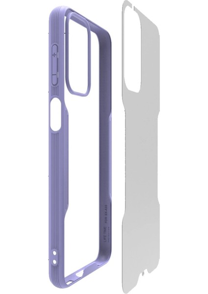 Samsung Galaxy A23 4g Kılıf Platin Silikon - Mavi - NFND8911-7269