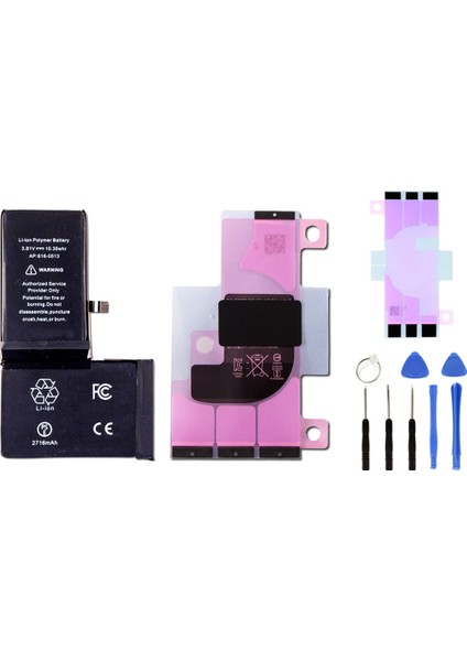 IPhone x Uyumlu Batarya Pil Tamir Seti ve Pil Bandı