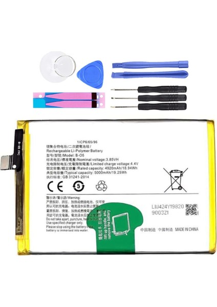 Vivo Y21 B-O5 Batarya Pil Tamir Seti ve Pil Bandı