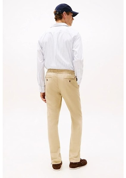 Erkek Th Harlem Sorona Linen Pantolon - Bej modelleri