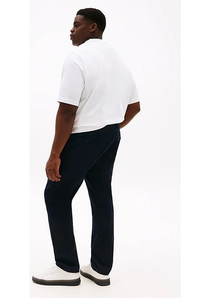 Erkek Th Denton Satin Straight Chino Pantolon - Lacivert modelleri