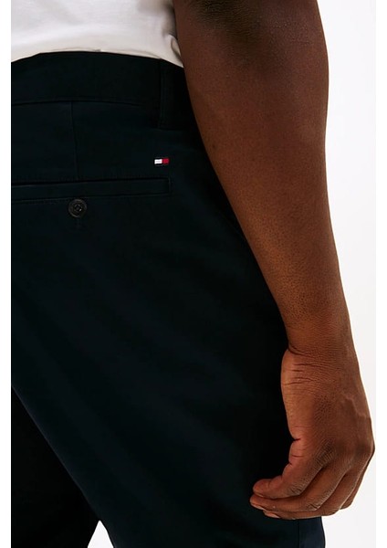 Erkek Th Denton Satin Straight Chino Pantolon - Lacivert fırsatları