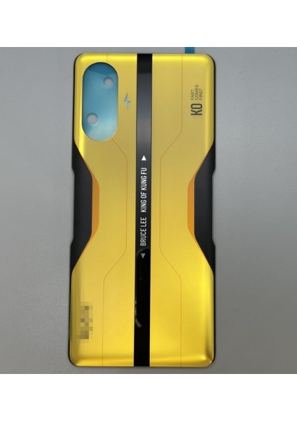 Xiaomi Xiaomi Poco K40 Gaming Sarı Arka Pil Kapağı Batarya Kapağı