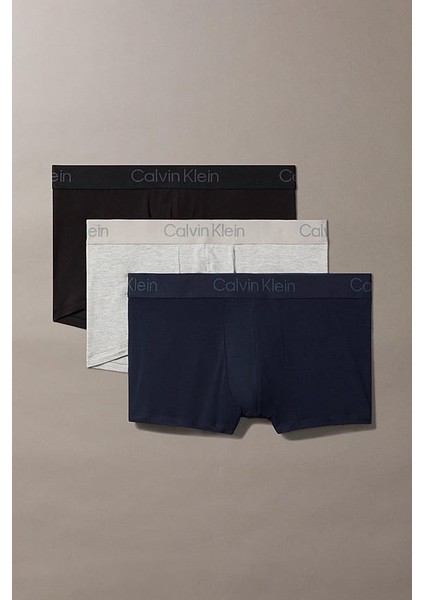 Erkek Ck 3'lü Paket Boxer - Çok Renkli