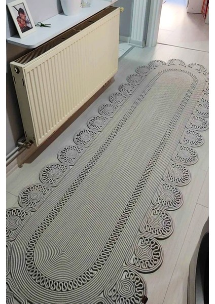 Jüt Oval Mutfak Banyo Salon Oturma Odası Balkon Paspas Yolluk Halı Kilim fırsatları