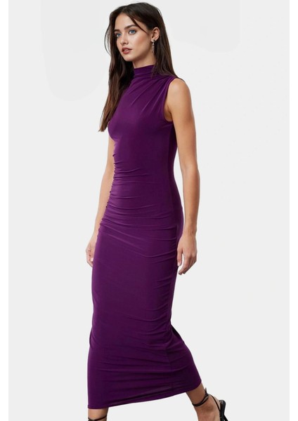 Maxi Elbise Bodycon Kalıp Örme Kumaş Günlük Casual Stil Trend Tasarım Uzun Ömürlü Rahat Kullanım fiyatları