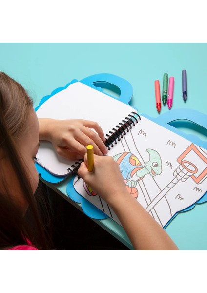 Super Coloring & Stickers Book - Dino fiyatları