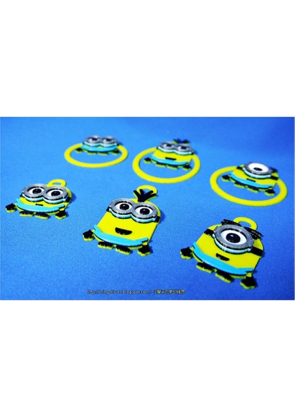 Minyonlar Anahtarlık / Kipi / Çanta Klibi / Para Klibi / Bookmark / Mıknatıslar (Sadece Plastik Aparattır) 3D modelleri