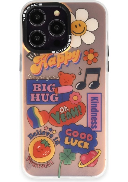iPhone 14 Pro Max Kılıf Estoril Desenli Kapak - Estoril - 15 - NFND3444-9340