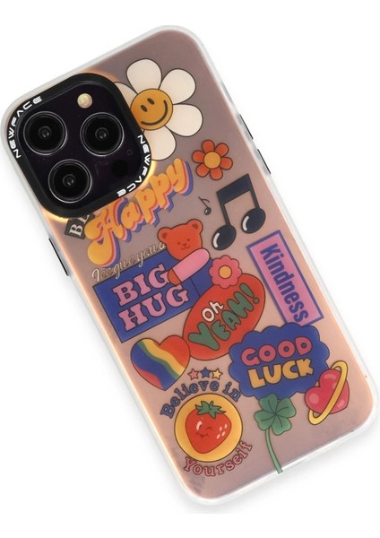 iPhone 14 Pro Max Kılıf Estoril Desenli Kapak - Estoril - 15 - NFND3444-9340