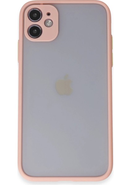 iPhone 11 Kılıf Montreal Silikon Kapak - Pembe - NFND1376-4592