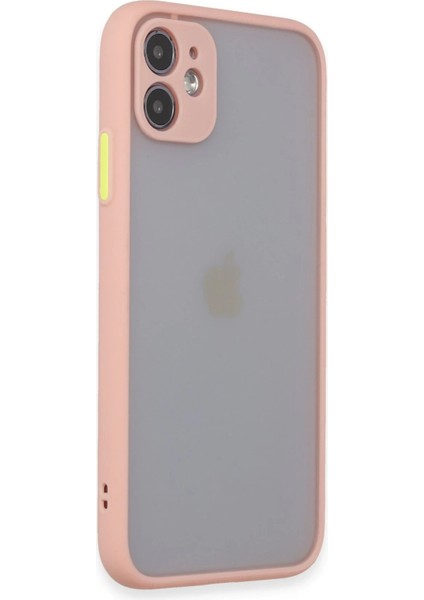 iPhone 11 Kılıf Montreal Silikon Kapak - Pembe - NFND1376-4592