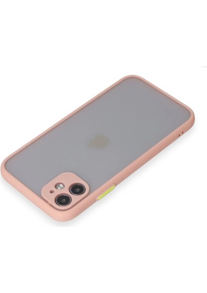 iPhone 11 Kılıf Montreal Silikon Kapak - Pembe - NFND1376-4592