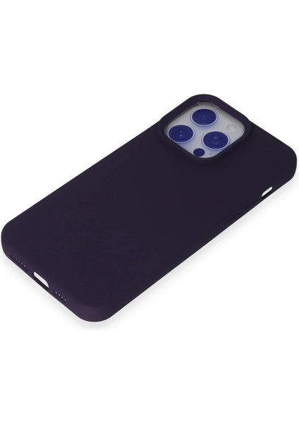 iPhone 15 Pro Max Kılıf Nano Içi Kadife Silikon - Mor - NFND2456-8124 fırsatları