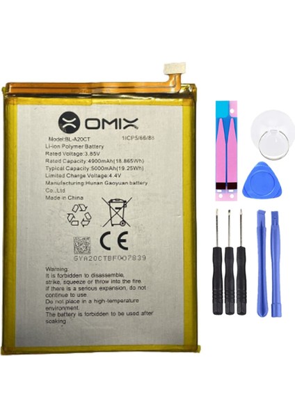 Omix X400 Batarya Pil Tamir Seti ve Pil Bandı