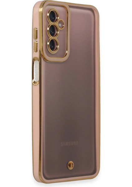 Samsung Galaxy M23 Kılıf Liva Lens Silikon - Pudra - NFND2034-1308 fiyatları