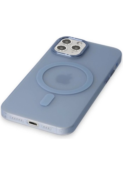 iPhone 11 Pro Kılıf Lodos Magneticsafe Mat Kapak - Sierra Blue - NFND6576-7533