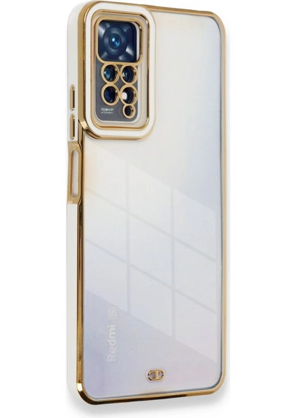 Xiaomi Redmi Note 11 Pro Kılıf Liva Lens Silikon - Beyaz - NFND4388-5116