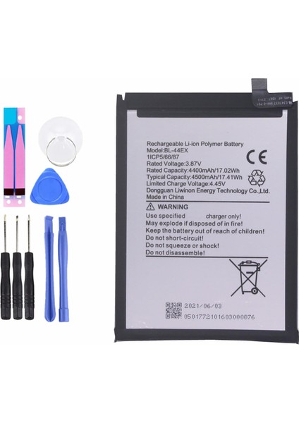 Infinix Zero 20 BL-44EX Batarya Pil Tamir Seti ve Pil Bandı