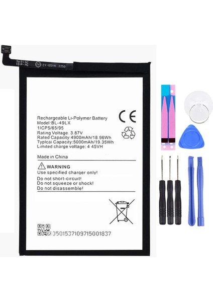 Infinix Hot 12 BL-49LX Batarya Pil Tamir Seti ve Pil Bandı