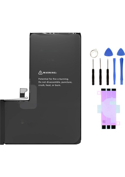 IPhone 14 Pro Uyumlu Batarya Pil Tamir Seti ve Pil Bandı