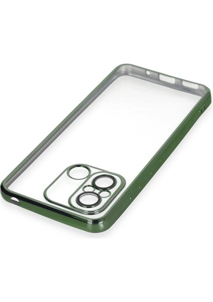Xiaomi Redmi 12C Kılıf Lensli Silikon - Yeşil - NFND1638-9369