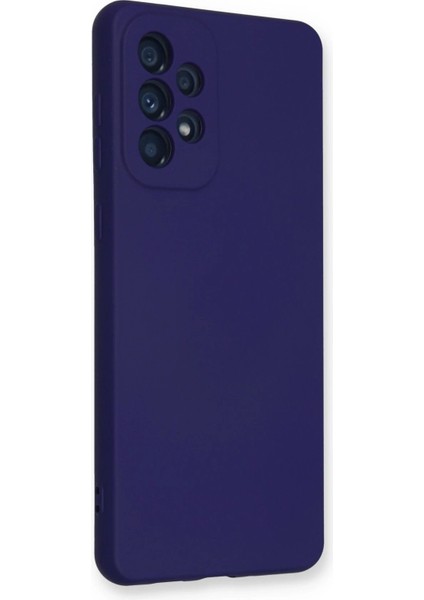 Samsung Galaxy A33 5g Kılıf Nano Içi Kadife Silikon - Mor - NFND8863-1163