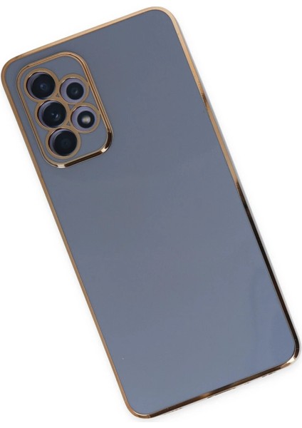Samsung Galaxy A52 Kılıf Volet Silikon - Mavi - NFND9586-9016