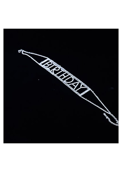 Kristal Taşlı Gerdanlık - Birthday