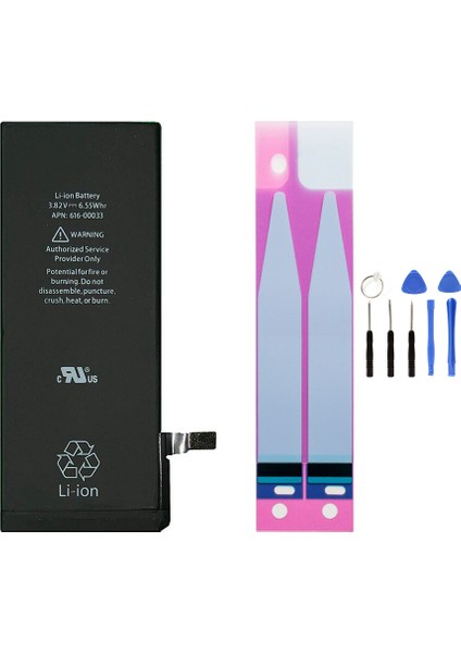 IPhone 6s Uyumlu Batarya Pil Tamir Seti ve Pil Bandı