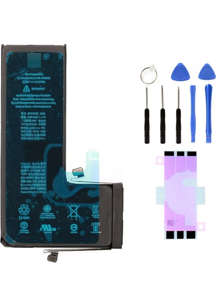 IPhone 11 Pro Max Uyumlu Batarya Pil Tamir Seti ve Pil Bandı