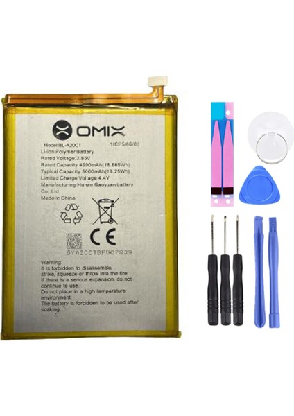 Omix X300 Batarya Pil Tamir Seti ve Pil Bandı