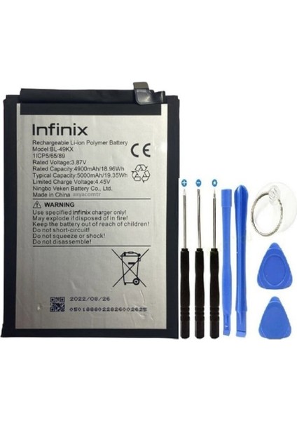 Infinix Note 12 Pro BL-49KX Batarya Pil Tamir Seti ve Pil Bandı