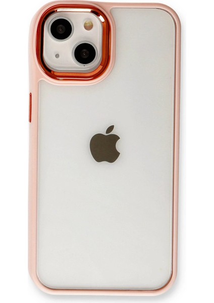 iPhone 14 Plus Kılıf Dora Kapak - Pudra - NFND4114-2925