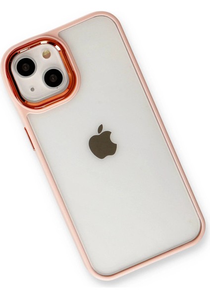 iPhone 14 Plus Kılıf Dora Kapak - Pudra - NFND4114-2925