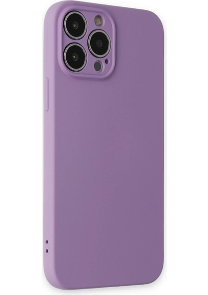 iPhone 13 Pro Kılıf Nano Içi Kadife Silikon - Koyu Lila - NFND7792-1823 fiyatları