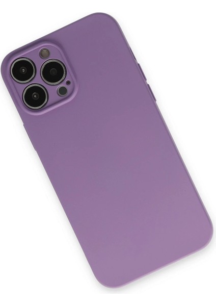 iPhone 13 Pro Kılıf Nano Içi Kadife Silikon - Koyu Lila - NFND7792-1823 modelleri