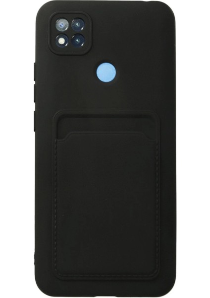 Xiaomi Redmi 9c Kılıf Kelvin Kartvizitli Silikon - Siyah - NFND2207-3381
