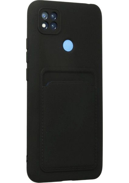 Xiaomi Redmi 9c Kılıf Kelvin Kartvizitli Silikon - Siyah - NFND2207-3381