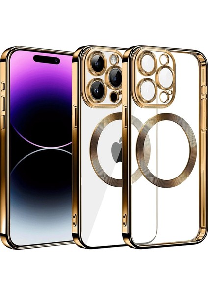 iPhone 13 Pro Max Kılıf Slot Silikon - Gold - NFND6015-6447 modelleri