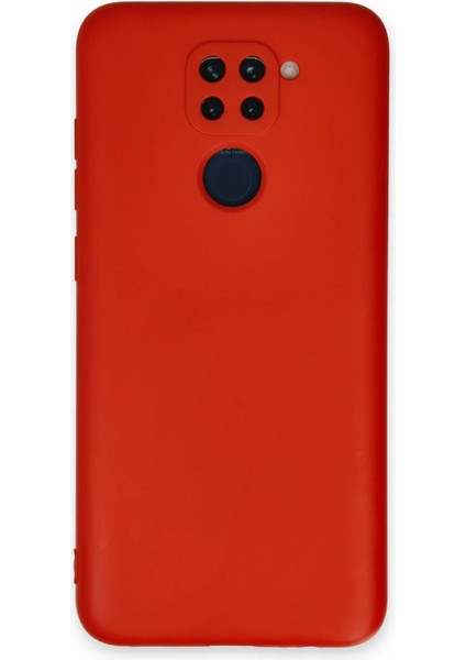 Xiaomi Redmi Note 9 Kılıf Nano Içi Kadife Silikon - Kırmızı - NFND3358-2437