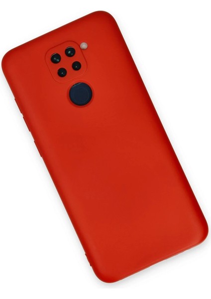 Xiaomi Redmi Note 9 Kılıf Nano Içi Kadife Silikon - Kırmızı - NFND3358-2437