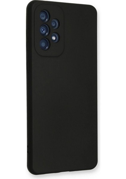 Samsung Galaxy A33 5g Kılıf Nano Içi Kadife Silikon - Siyah - NFND1954-5409