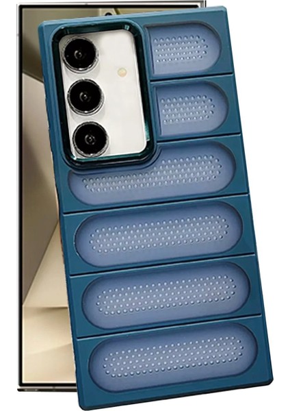 Samsung Galaxy S24 Kılıf Airmax Silikon Kapak - Lacivert - NFND1145-3266